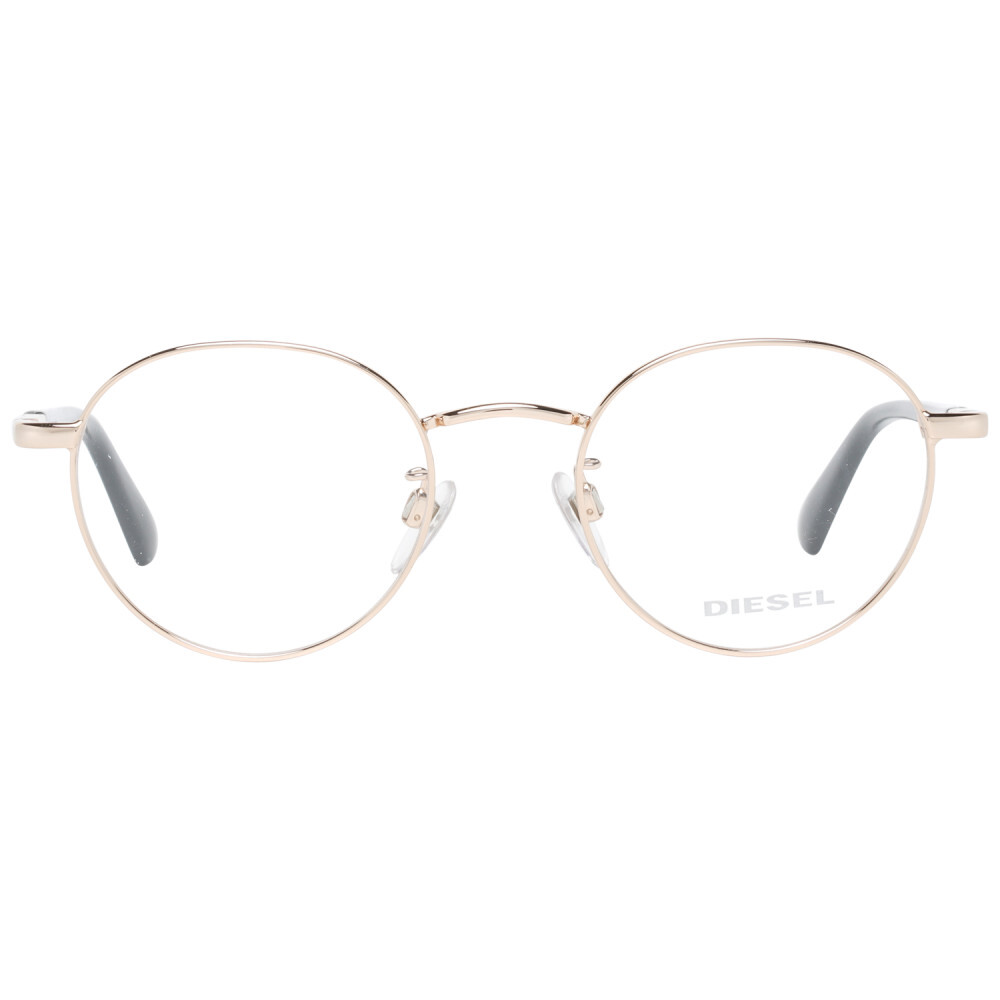 Круглая металлическая оправа для очков Diesel DL5343-D 028 из розового золота 48-20-145 азиатского покроя 20690₽