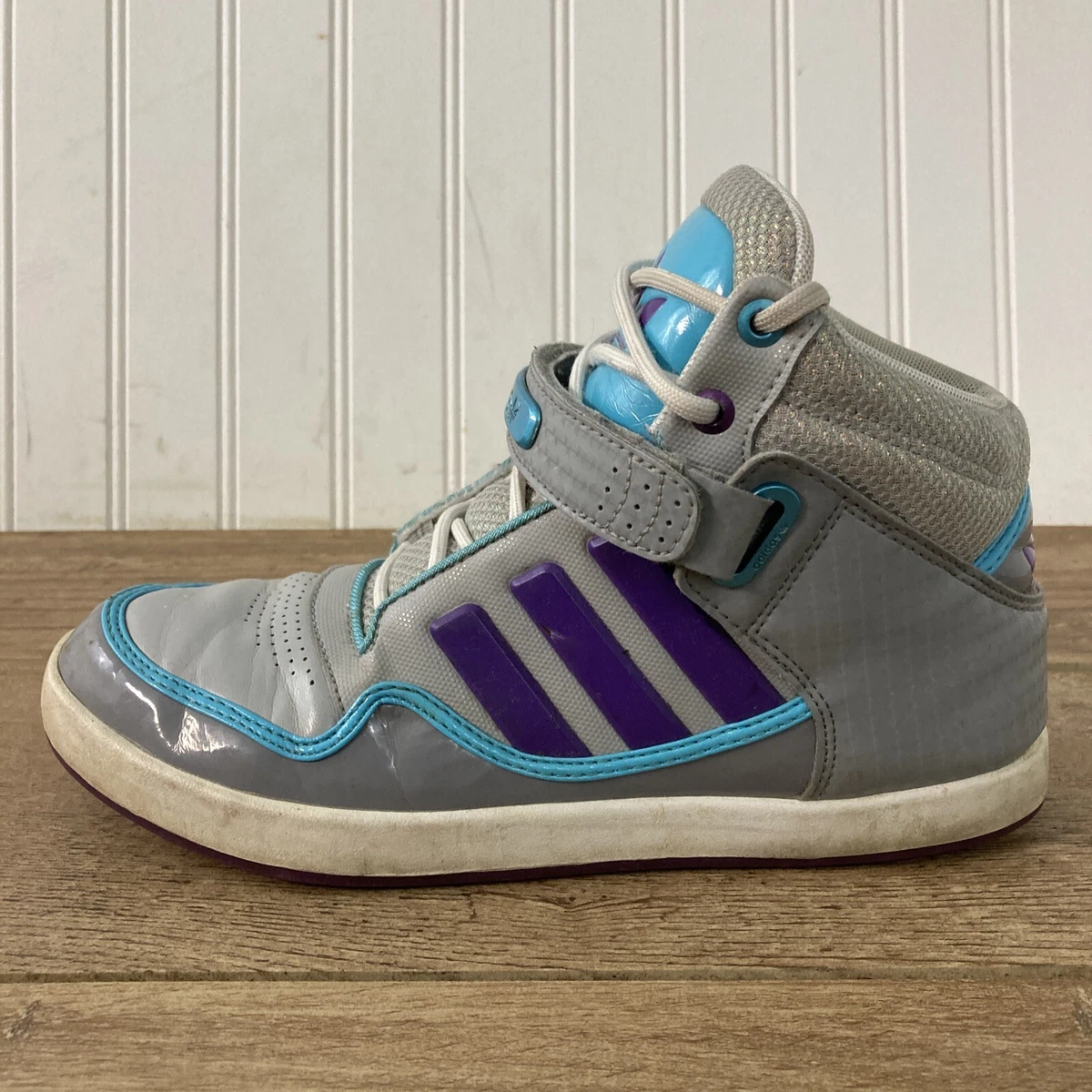 Grey adidas high tops sale