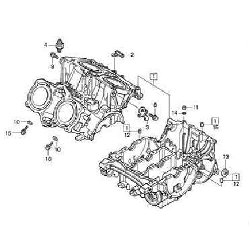 Vis carter inox Honda VF 750 C Magna pour remplacer vis grippées