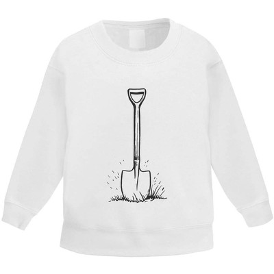 'Gardening Shovel' Kid's Sweatshirt / Sweater / Jumper (KW048190)