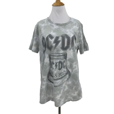 Elizabeth and James AC/DC Graphic Band Tee Womens M Medium