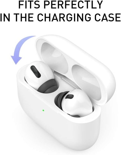 Silicone Ear Tips for AirPods Pro 2 6 Pairs Noise Cancelling Comfort Accessories - Picture 7 of 9