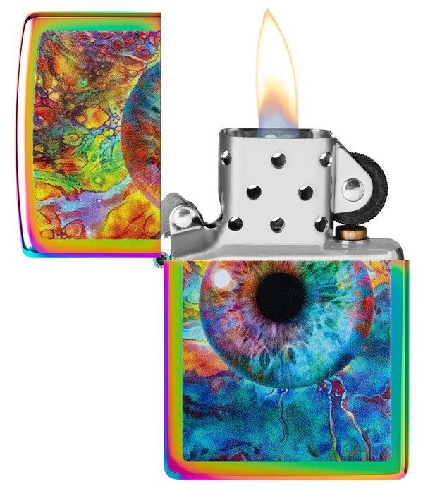 Zippo 46431, Mesmerizing Spacey Eye Lighter, Multi-Color Finish