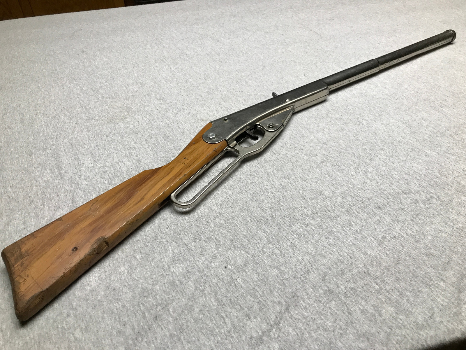 Vintage 1st Variation Nickel Plated Daisy No. 102 Model 36, 10236, BB