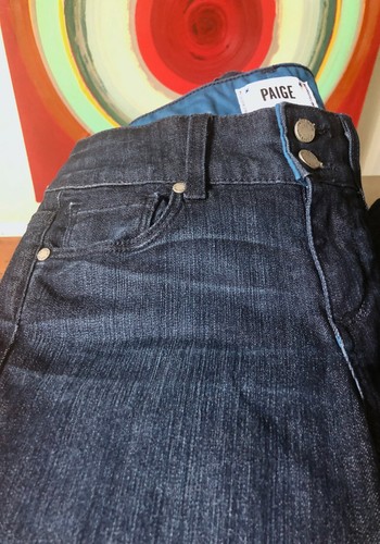 PAIGE~Hidden Hills Straight Leg Jeans 