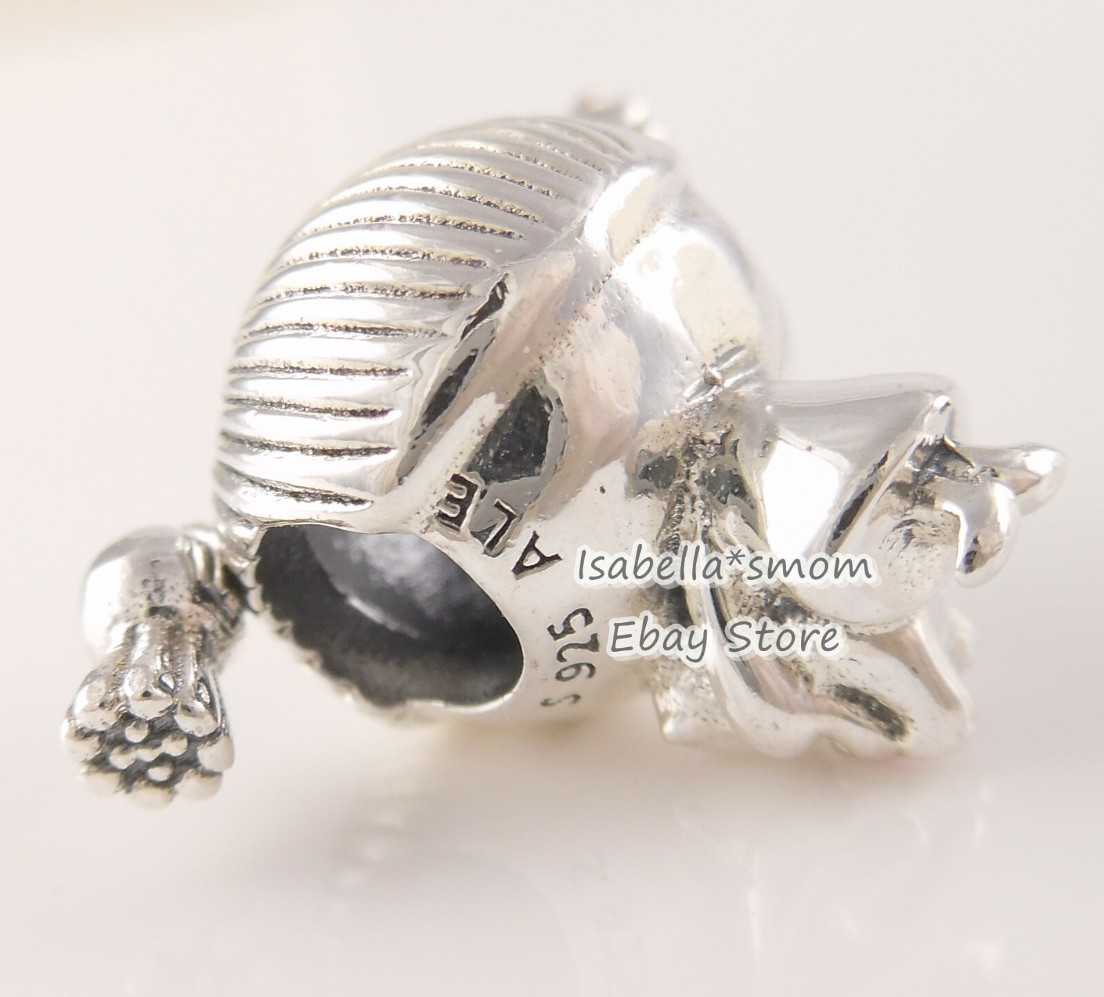GIRL WITH PIGTAILS Authentic PANDORA Silver/Enamel Charm 798016EN160