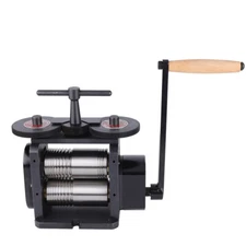4:1 Gear Ratio Combination Rolling Mill 5"/130mm Gold Sheet Rolling Jewelry Tool