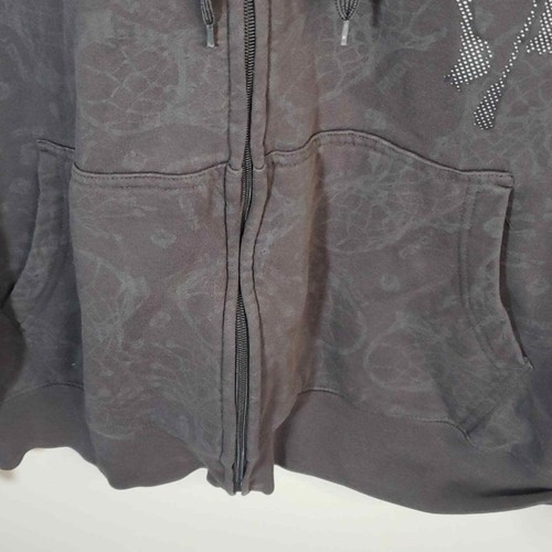 AND1 XXL Gray Zip Basketball Hoop Hoodie - Picture 5 of 8