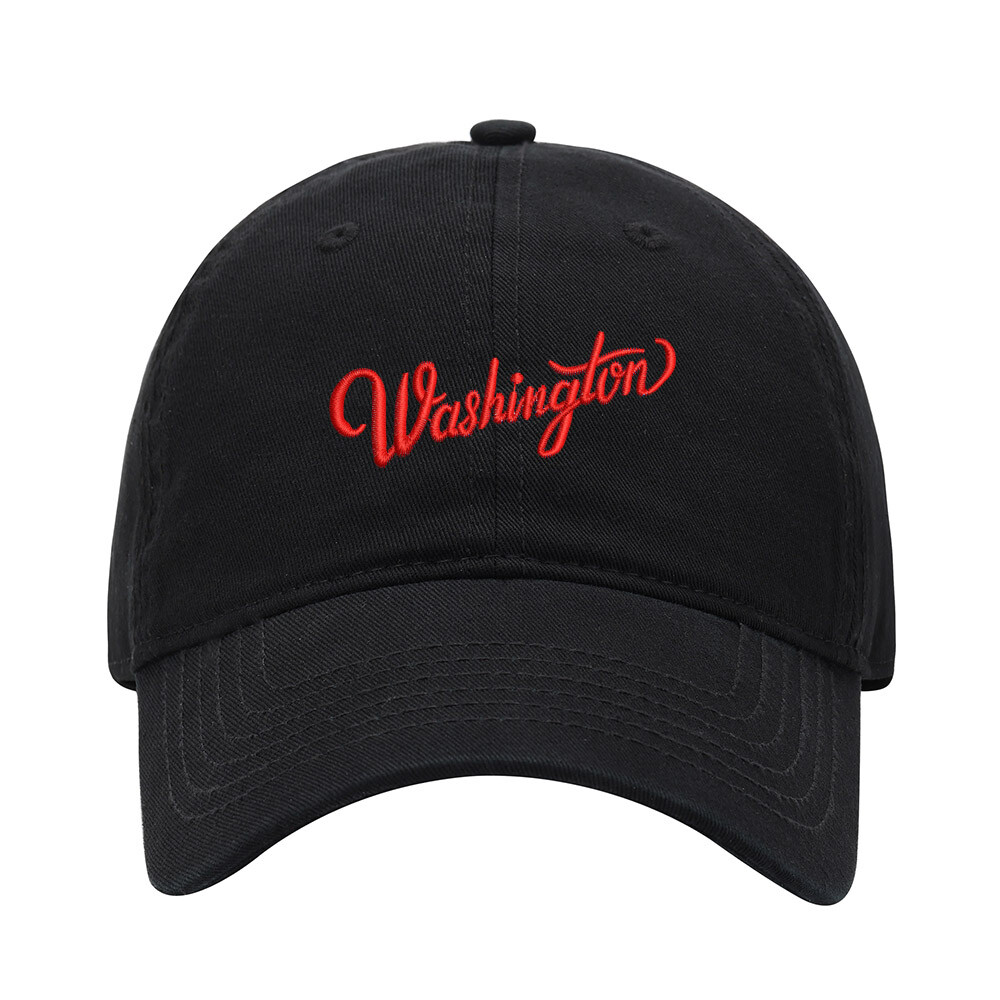 Baseball Cap Men Washington Embroidered Washed Cotton Dad Hat Baseball Caps