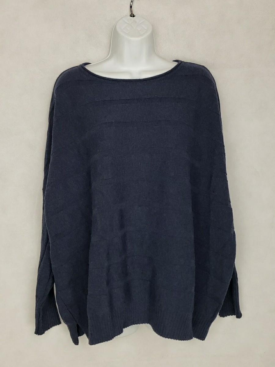 ISCHIKO/OSKA Striped Pullover Urbino Sweater size 2 Navy