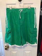 Beverly Hills Polo Club Men's Green Shorts Size Large