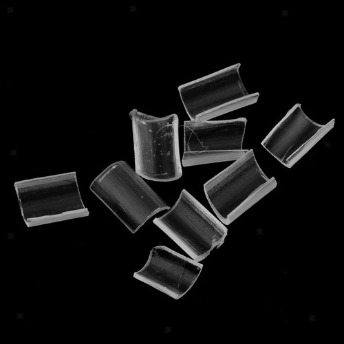 50 lot Keratin Beads Nail Shaped Hot Fusion Glue Hair Styling Tools White - Picture 8 of 10