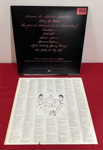 MICHAEL JACKSON - Thriller 1982 Vinyl LP Record w/ CoProducer Credit QE 38112 - Picture 3 of 14