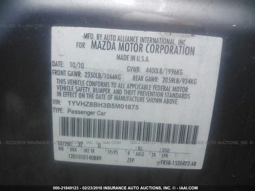 Temperature Control Manual Fits 09-13 MAZDA 6 305742 - 第 12/12 張圖片