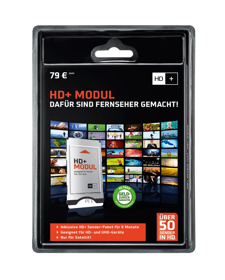 HD Plus CI+ Modul inkl. HD+ Senderpaket für 6 Monate gratis geeignet für UltraHD - Bild 4 von 4