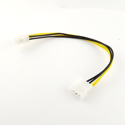 IDE 4 Pin Molex P3 to P4 12V ATX Power Motherboard PC Power Adapter Lead Cable