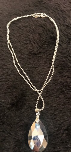 NECKLACE crystal Rainbow Pendant With Sterling Silver 24" Ball Chain - Picture 8 of 10