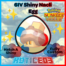 Nacli ✨ SHINY 6IV EGG ✨ Pokemon Scarlet & Violet ✨ TEAL MASK DLC ✨