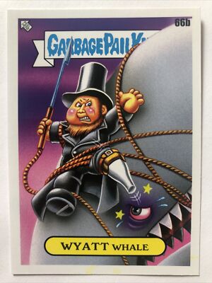 Garbage Pail Kids 2022 Topps Stickerbuch Worms Wyatt Wal 66b
