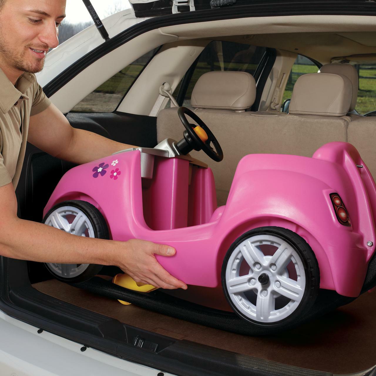 pink car stroller