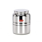 Stainless Steel Unique Traditional shape Storage Containers, 1 Pc, 2000ml 