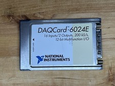 National Instruments DAQCard-6024E - 16 Inputs/2 Outputs - 200 kS/s - 12-bit