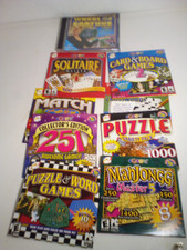9 PC CD ROM GAMES LOT VINTAGE EUC 