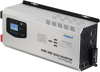 Ampinvt 6000W Peak 18000watts Pure Sine Wave Power Inverter 48V DC to 120/240...
