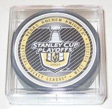 Vegas Golden Knights 2021 Stanley Cup Playoffs Logo Puck