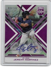 2016 Panini Elite Xtra Edition Aspirations Purple Jeremy Martinez Auto RC 20/100