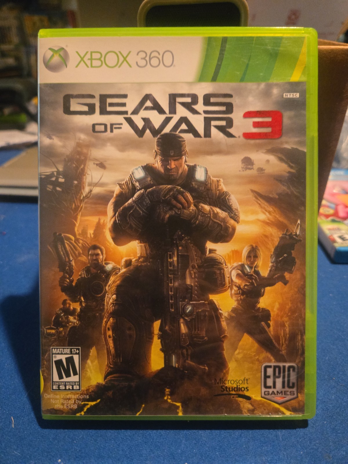 Gears of War 3 Microsoft Xbox 360 Complete in Box with Original Sticker