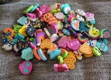 Mini Erasers Animals New Gift Crafts School Lot of 100 Misc.