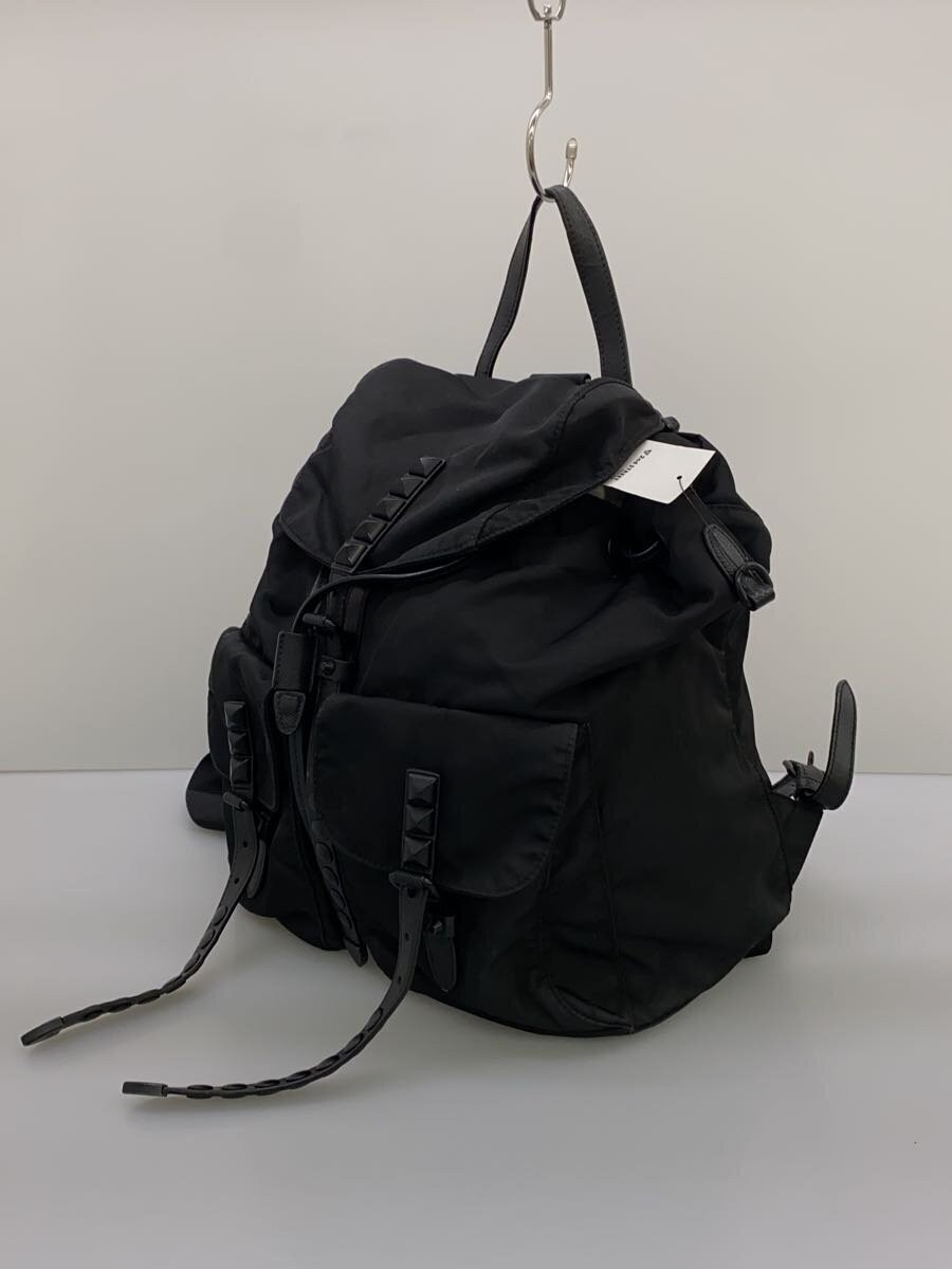 PRADA Backpack Nylon BLK Solid 1BZ811 - image 2