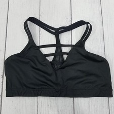 Victorias Secret VSX Strappy Sports Bra Womens Size Large - NO PADDING