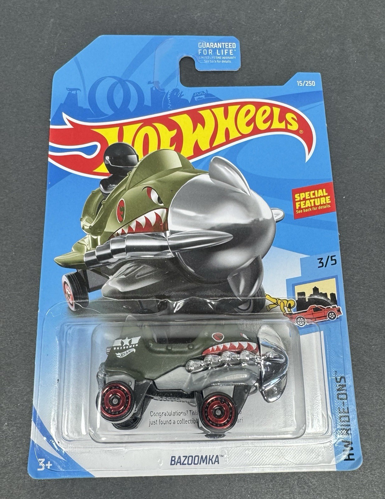 Hot Wheels Bazoomka 15/250 - Treasure Hunt - 2019 Mainline A