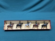 Vintage Britains Set 2028 Red Army Russian Cavalry Parade Uniform 5 Soldiers
