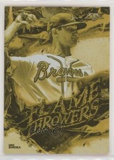 2020 Topps Fire Flame Throwers Gold Minted Mike Soroka #FT-8 03xf