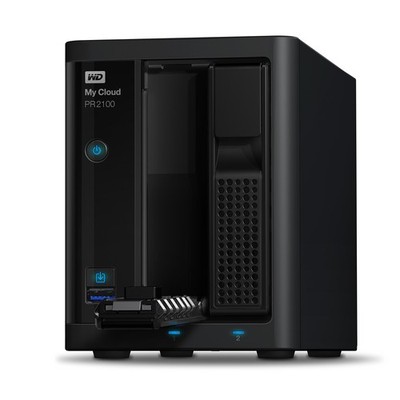 WD 8 TB My Cloud Pro PR2100 Pro Serie 2-Bay Network - NAS - WDBBCL0080JBK-EESN