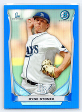 2014 Bowman 1st Chrome Prospects Blue Refractor #BCP84 Ryne Stanek RC 122/250