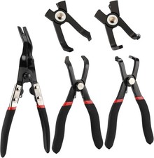 3PCS Body Clip Removal Pliers Set Including 30 Degree &80 Degree Push Pin Pliers