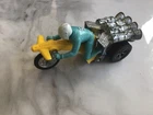 Hot Wheels REDLINES Era Rrrumblers Roamin’ Candle Motorcycle Light Blue Rider #5