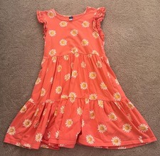 Daisy Print Dress, Old Navy, Pink, Ruffled Sleeves, Excellent condition! 14-16