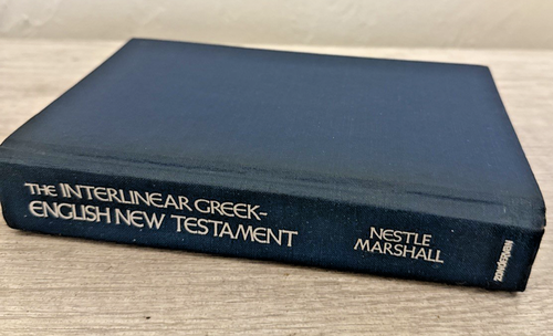 1975 Greek - English Interlinear New Testament  Letter Hardcover - Picture 2 of 8