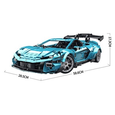 GULI 1:8 LAMBORGHINI TEMERARIO Brick Build Technic Rennwagen 3600+ Teile. Originalverpackt