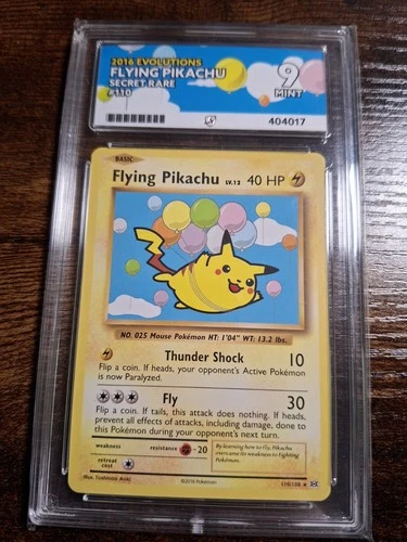 Flying Pikachu 110/108 Rare XY Evolutions Pokemon Card ACE 9