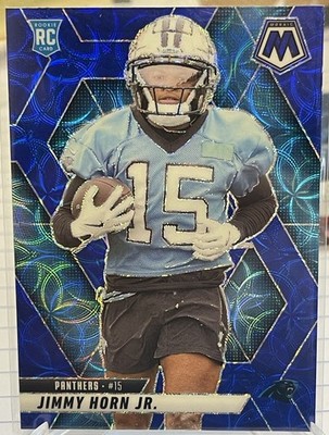 2025 Mosaic Jimmy Horn Jr Blue Scope SP RC #339 Panthers   Color Match Rookie