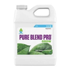 Botanicare Pure Blend Pro Grow 3-2-4 Quart – Natural Base Nutrient for Veg Stage
