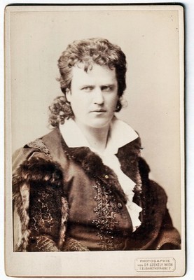 Emerich Robert Schauspieler Sänger Regisseur Wien Theater Portrait Foto 1875