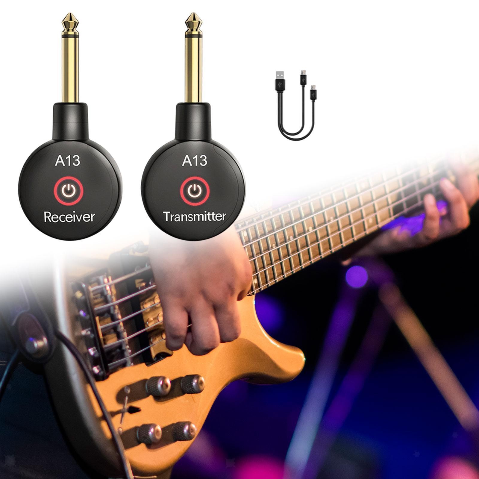 Système de Guitare Sans Fil émetteur-récepteur Accessoires Polyvalents