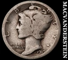 1919 Mercury Dime- Silver Scarce Better Date No Reserve #i3480